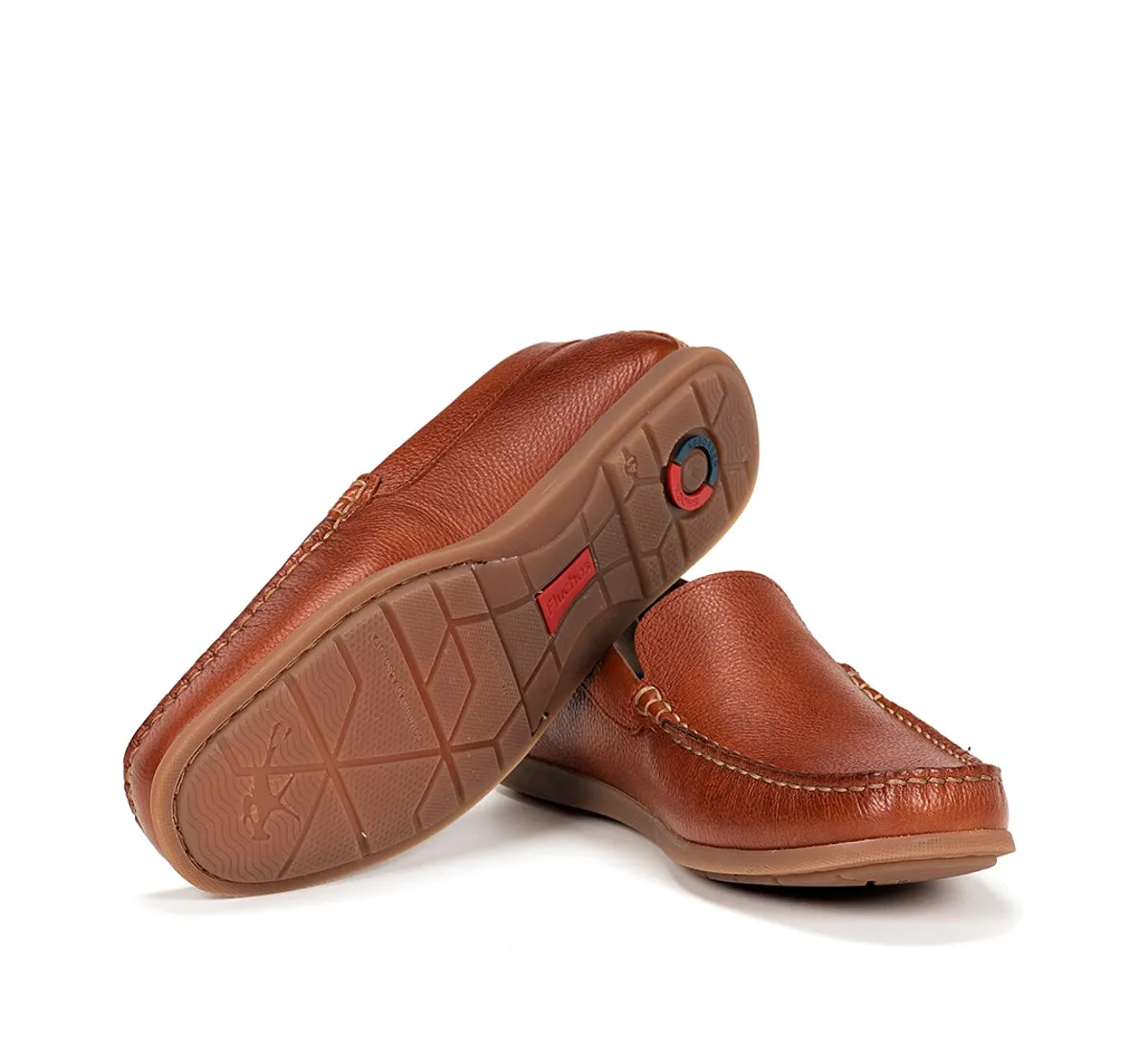 Fluchos Troy F1729 mocassini uomo marroni leggeri