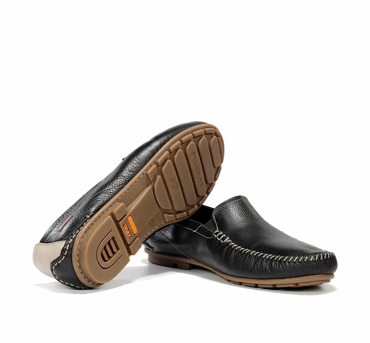 Fluchos Dorian F1173 slip on uomo blu comfort