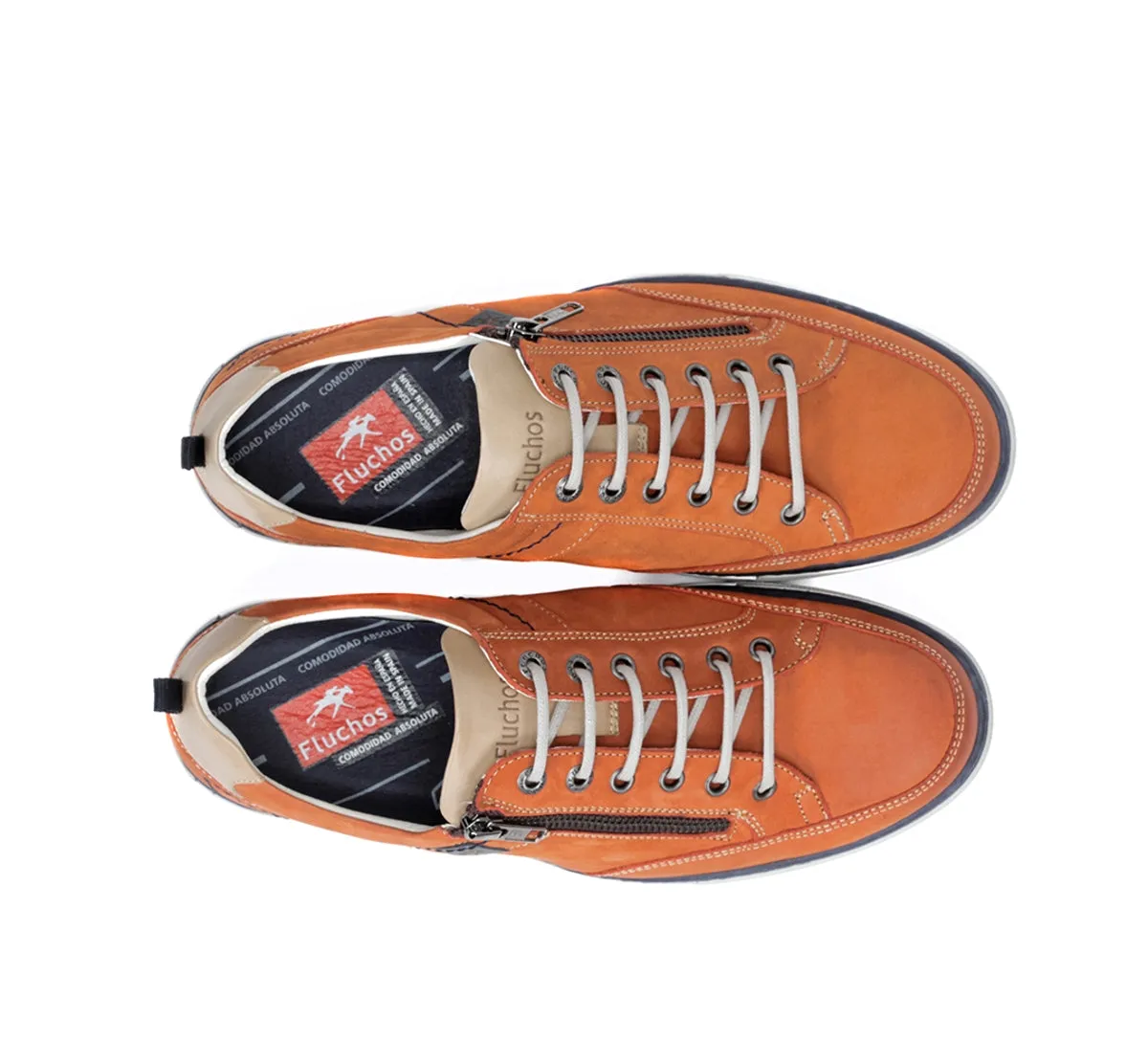 Fluchos Quebec 9376 sneakers uomo arancioni