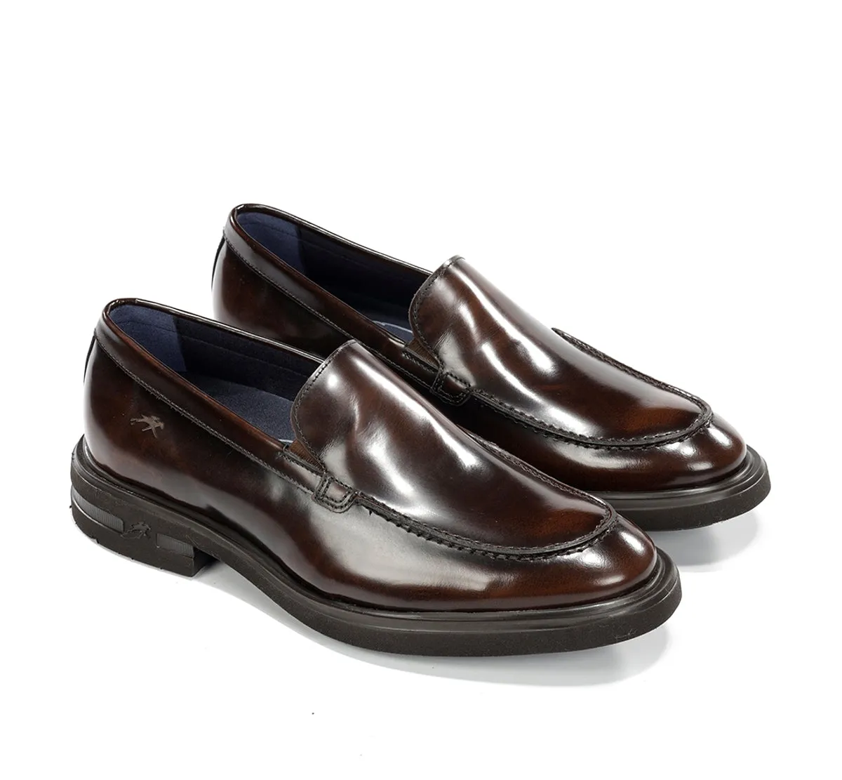 Fluchos Belgas F1223 mocassini uomo marrone pelle