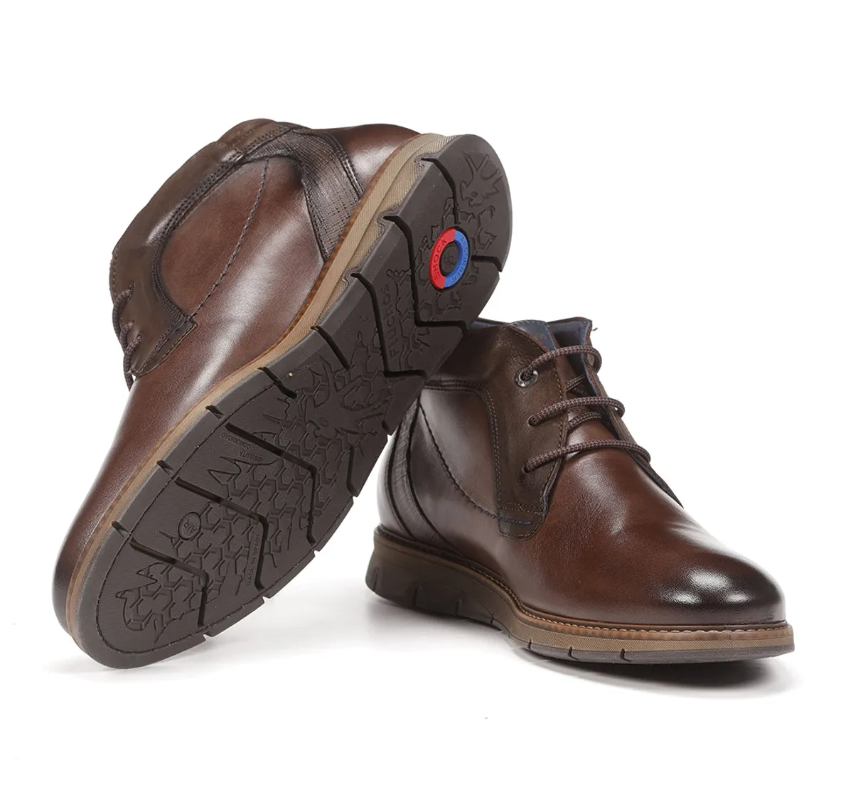 Fluchos Kiro F0978 stivaletti uomo blu eleganti