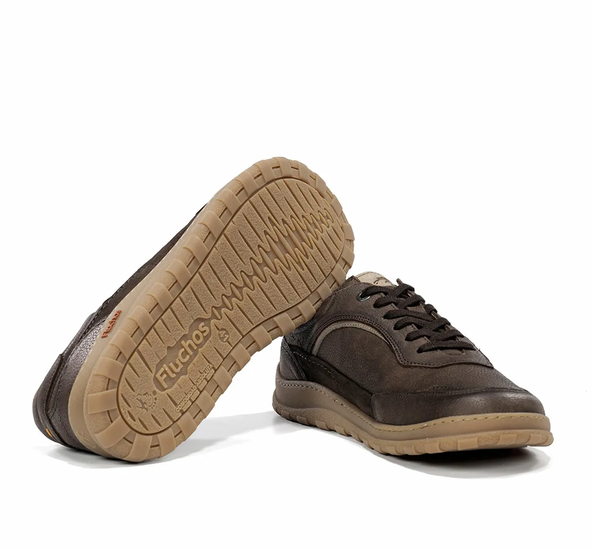 Fluchos Jerry F2505 sneakers marroni uomo pianta larga