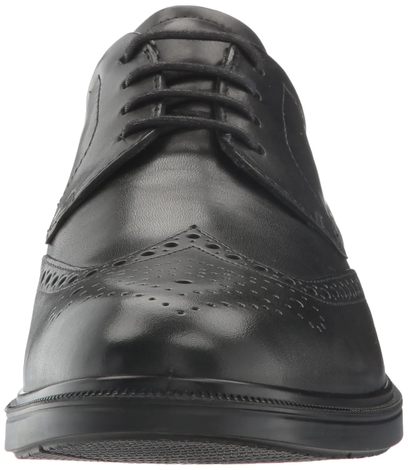 Ecco Lisbon scarpe oxford uomo nere pelle 45