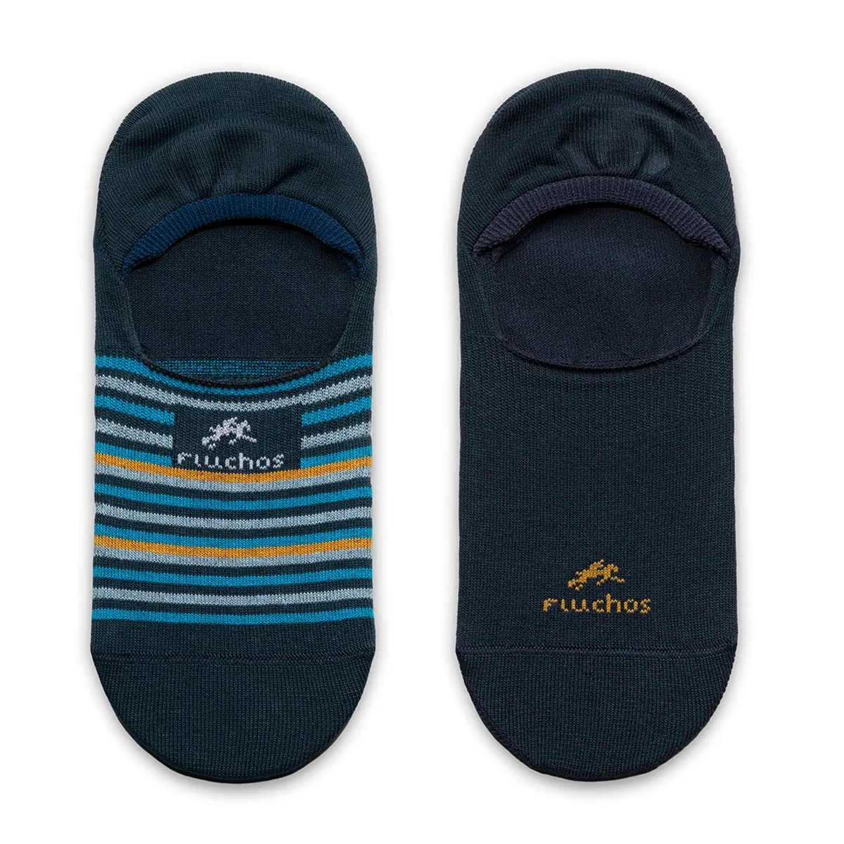 Fluchos CA0002 calzini uomo blu fantasmini 2 paia