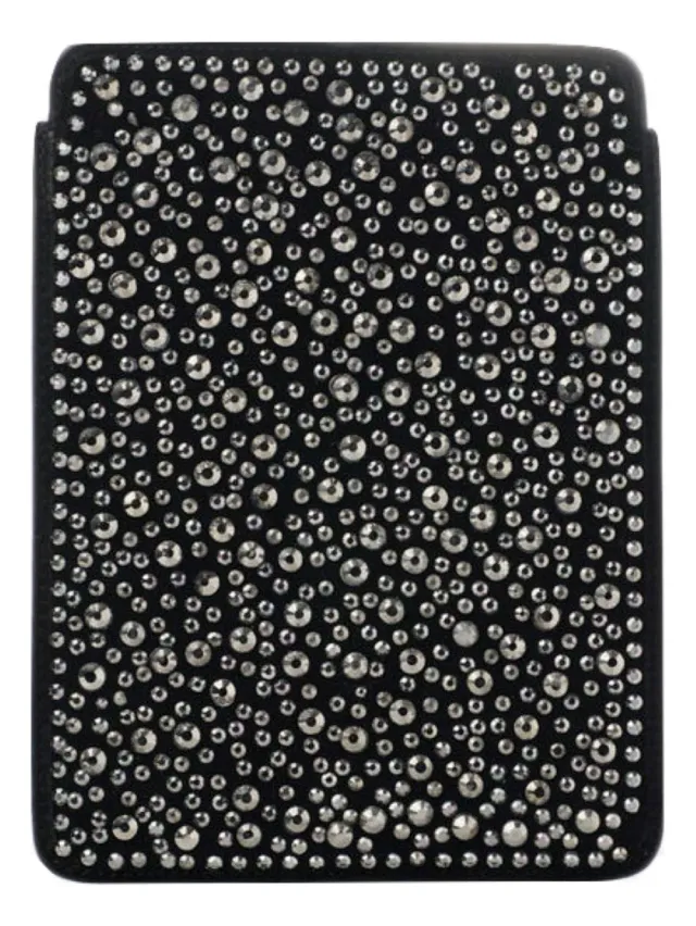 Alexander Smith Strass custodia tablet iPad nera 14x20 pelle