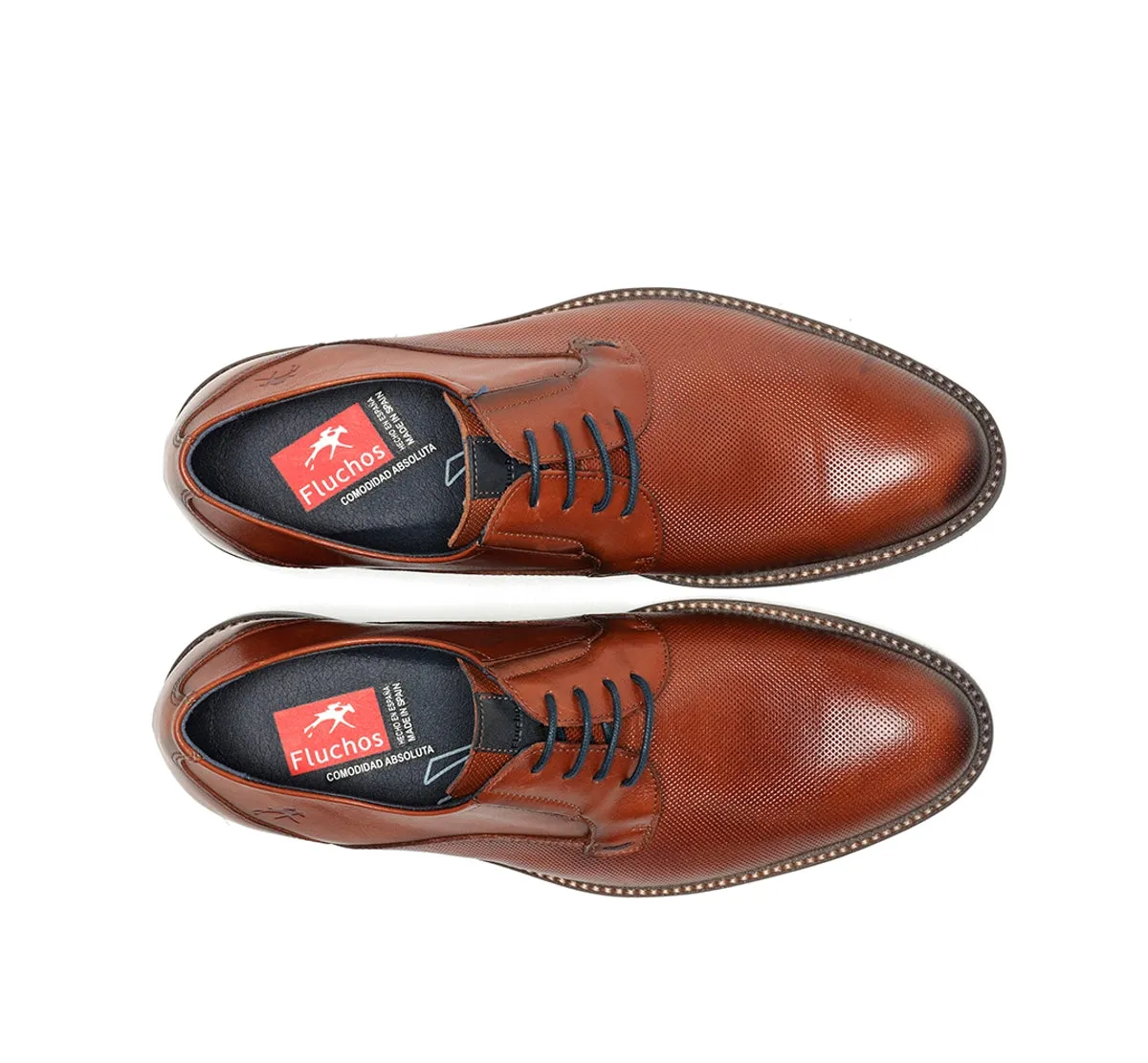 Fluchos Theo F1631 scarpe uomo marroni in pelle