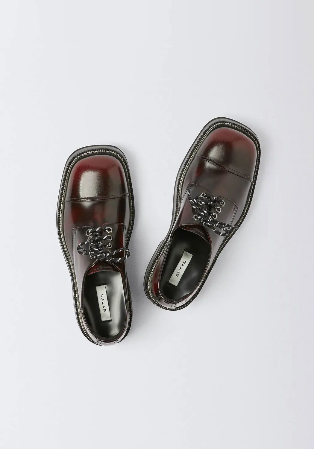 Eytys Savoy CT scarpe stringate pelle oxblood
