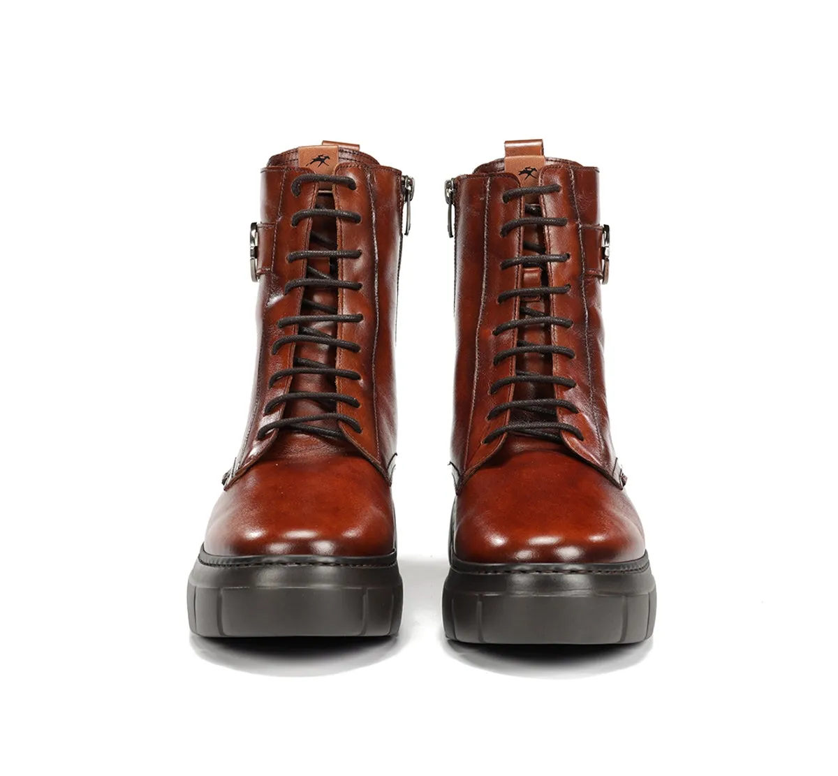 Fluchos Ilia F2303 stivaletti donna marroni stringati