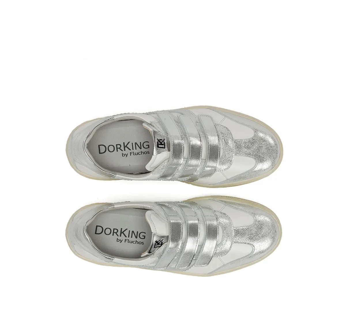 Fluchos Lynn D9610 sneakers donna argento metallizzato