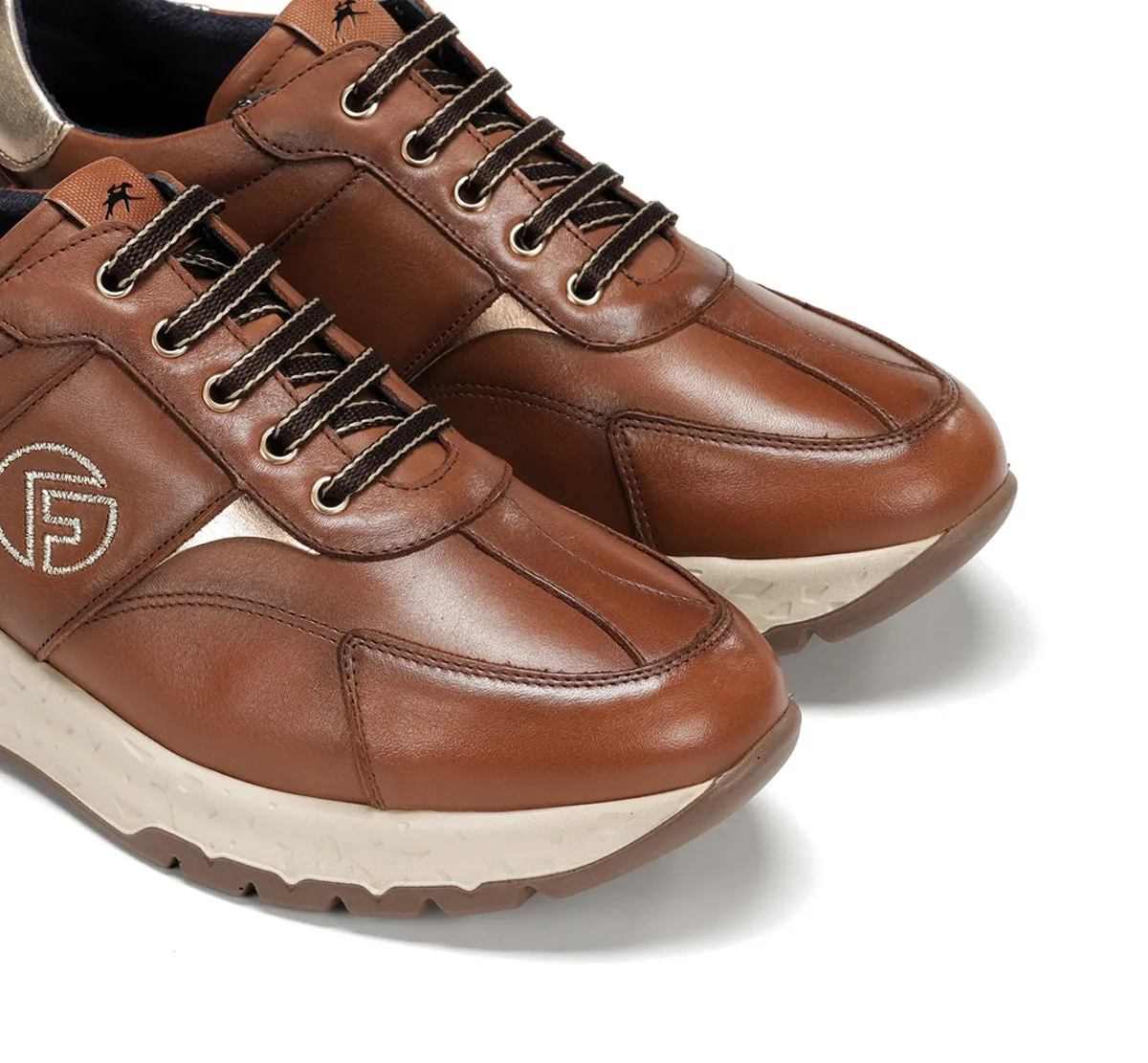 Fluchos Nexus F2309 sneakers donna marroni pelle