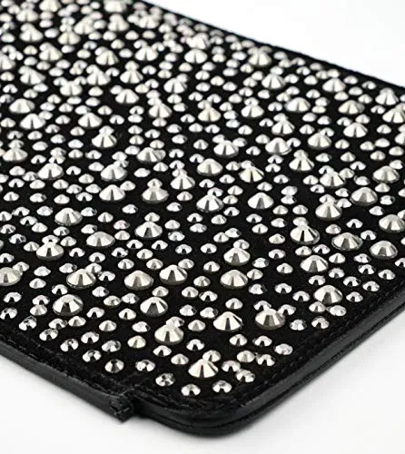 Alexander Smith Strass custodia tablet iPad nera 14x20 pelle