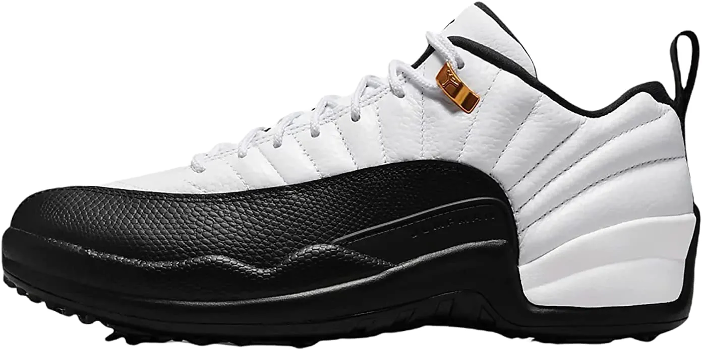 Jordan 12 Low Golf sneaker uomo bianco taxi