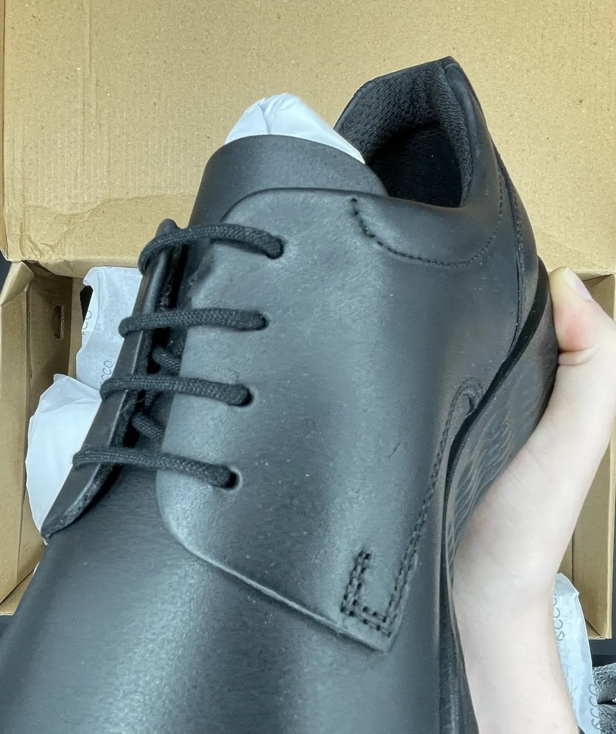 Ecco S Lite Hybrid derby uomo 43/44 EU cognac cuoio