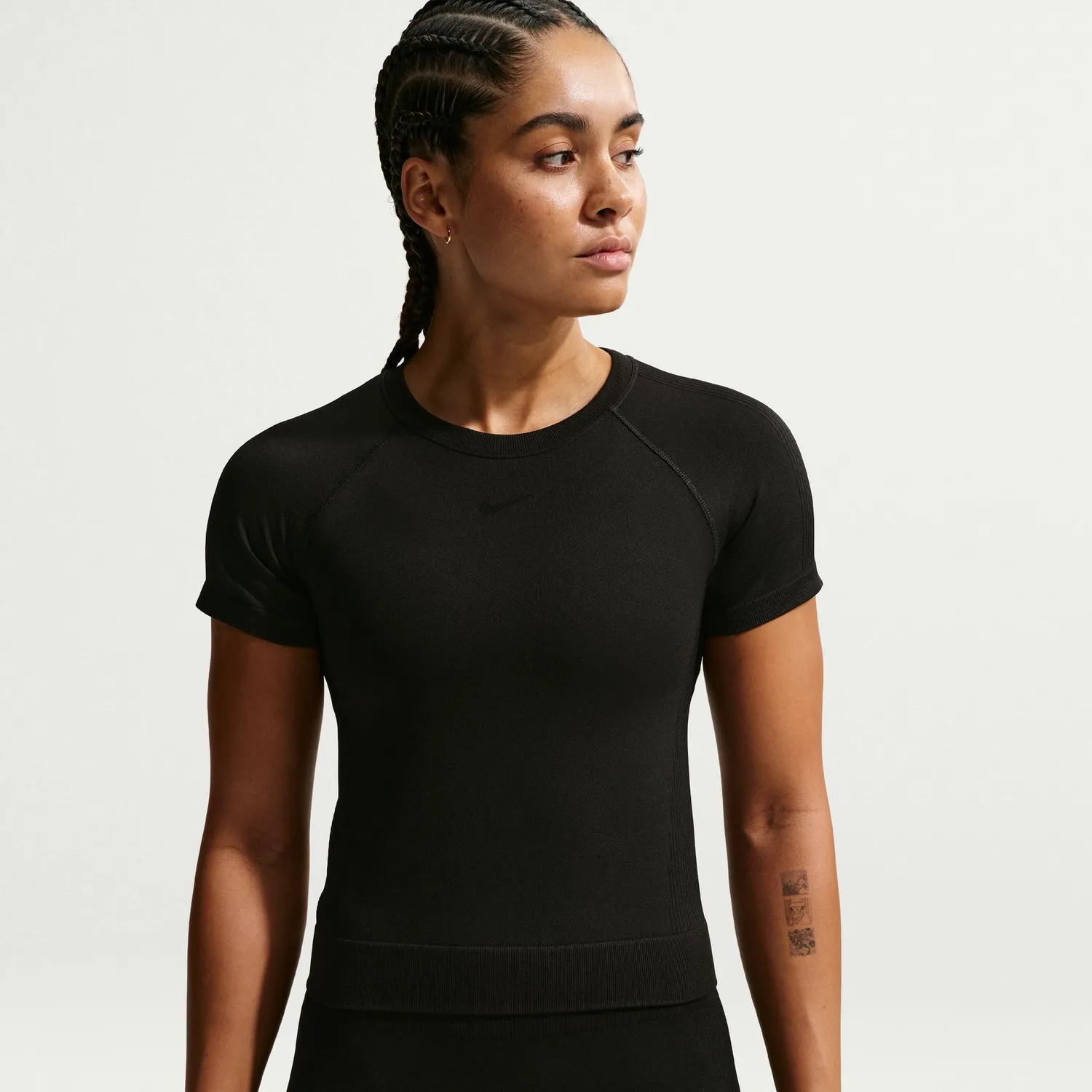 Nike Pro t-shirt donna XXS nera traspirante
