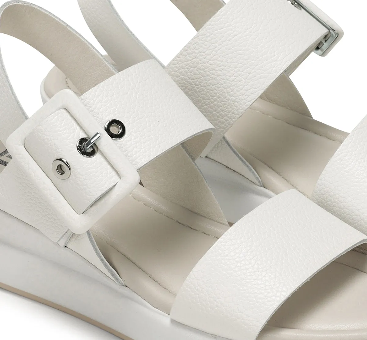 Dorking Slam D9088 sandali donna bianchi fibbie