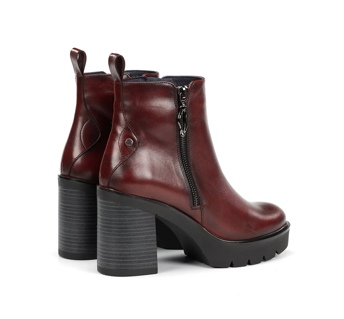 Fluchos Alert D9562 stivaletto bordeaux tacco track