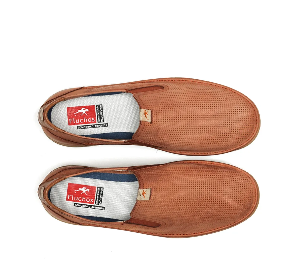 Fluchos Leo F1946 slip on uomo arancioni