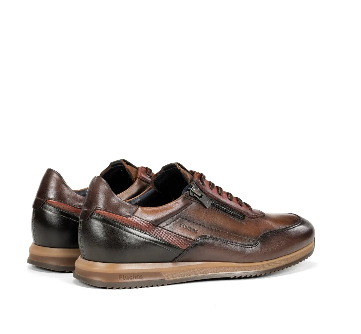 Fluchos Samir F2263 sneakers uomo marroni versatili