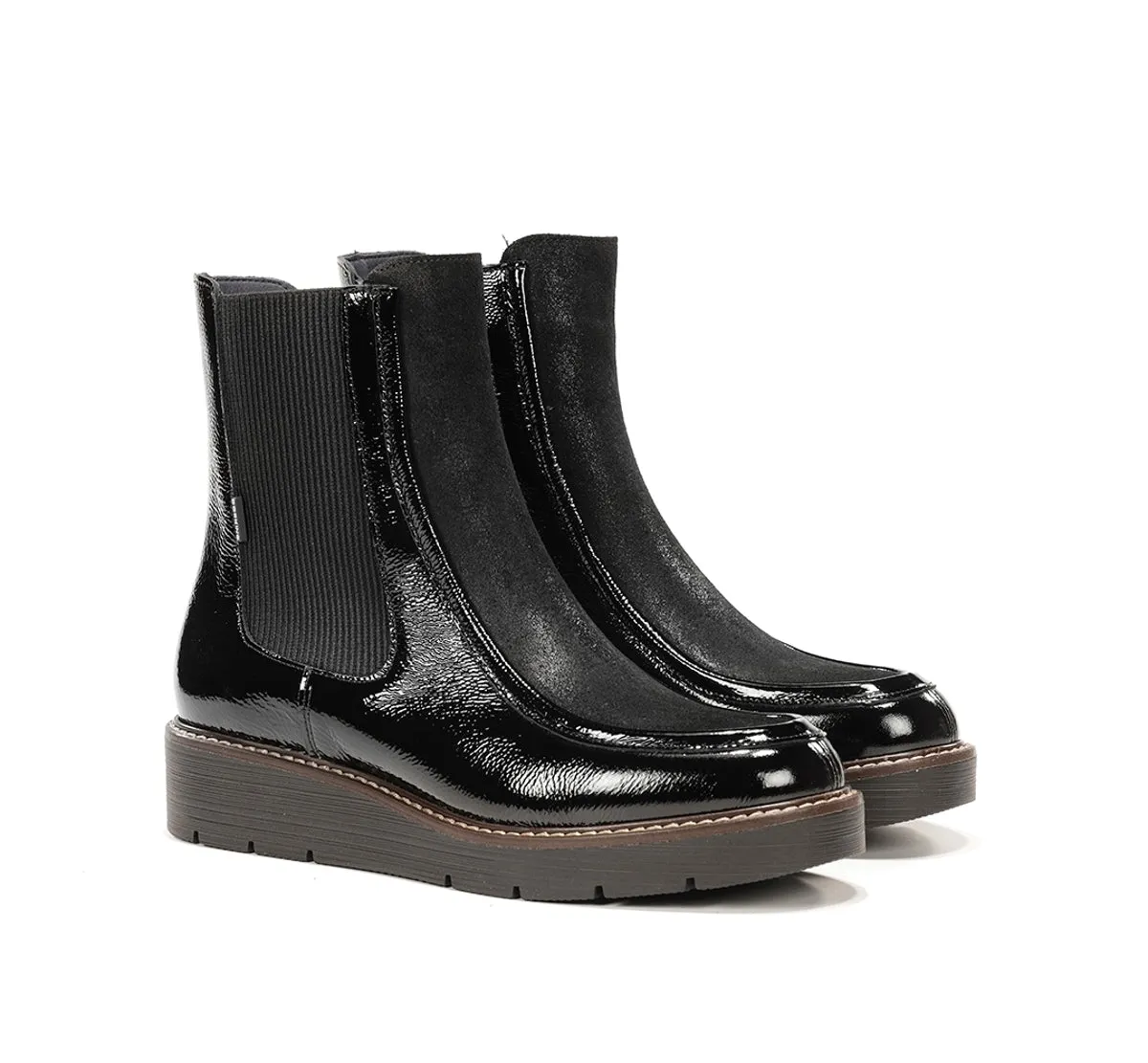 Fluchos Africa D9789 Stivaletti Neri Donna