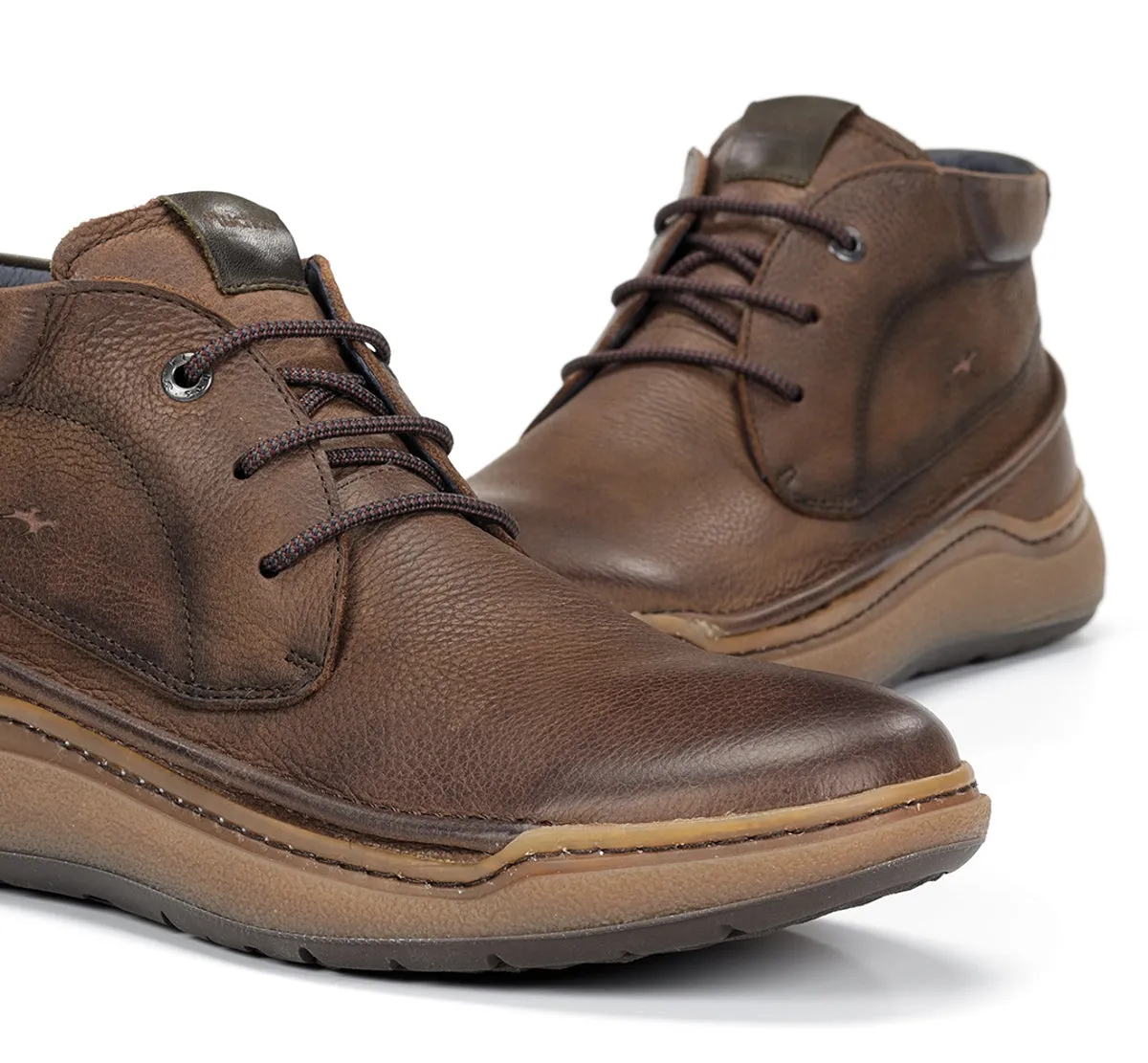 Fluchos Rocky F2034 stivaletti uomo marroni comodi