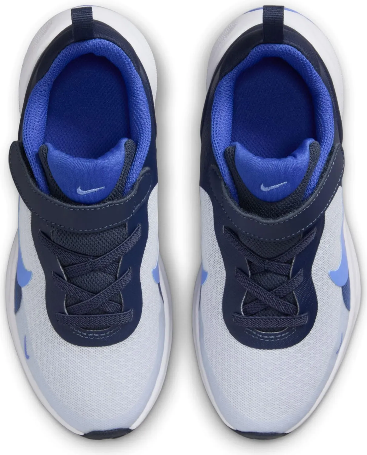 Nike Revolution 7 scarpe bambini velcro grigio blu