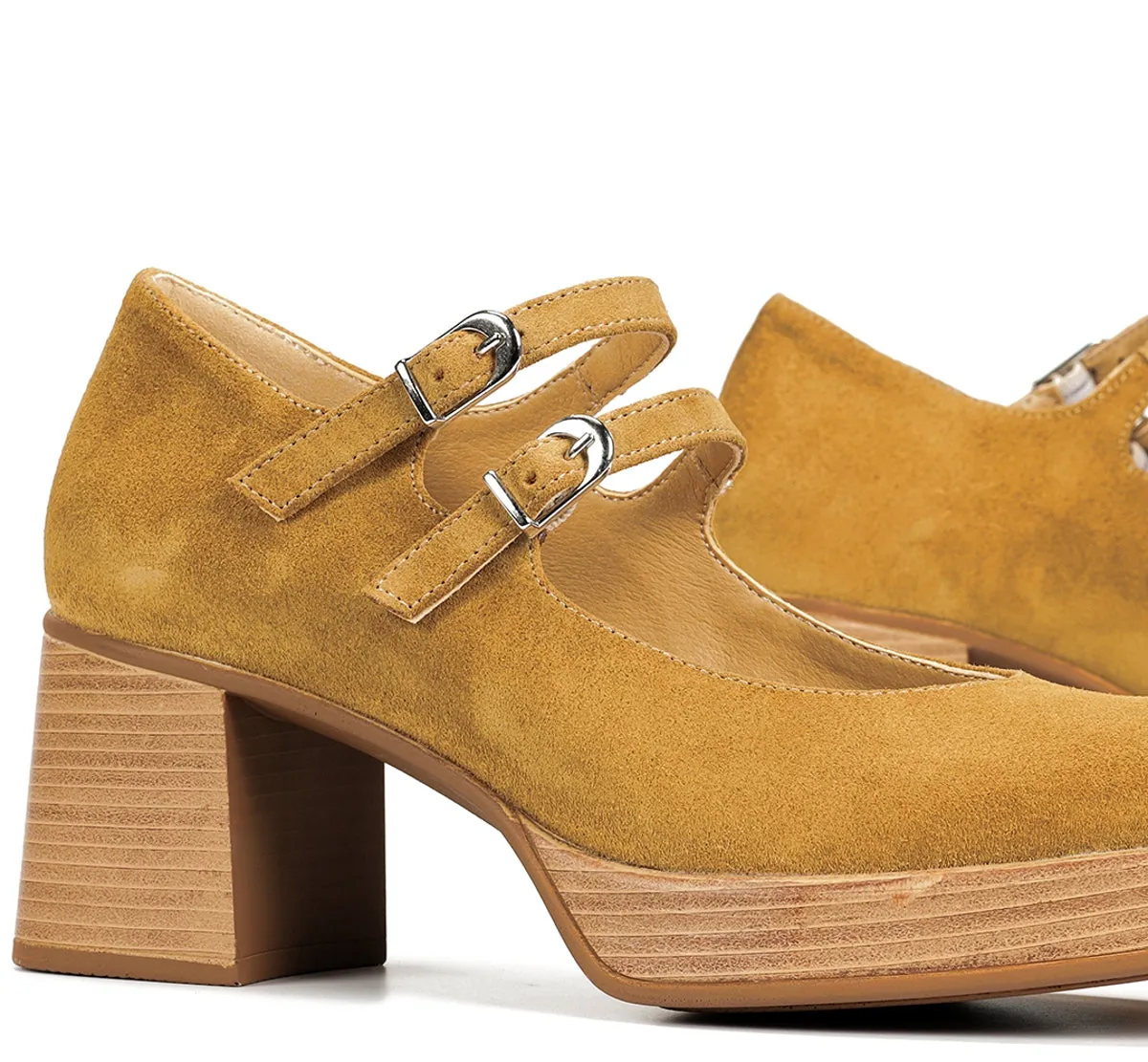 Fluchos Cristel D9659 scarpe donna marroni platform