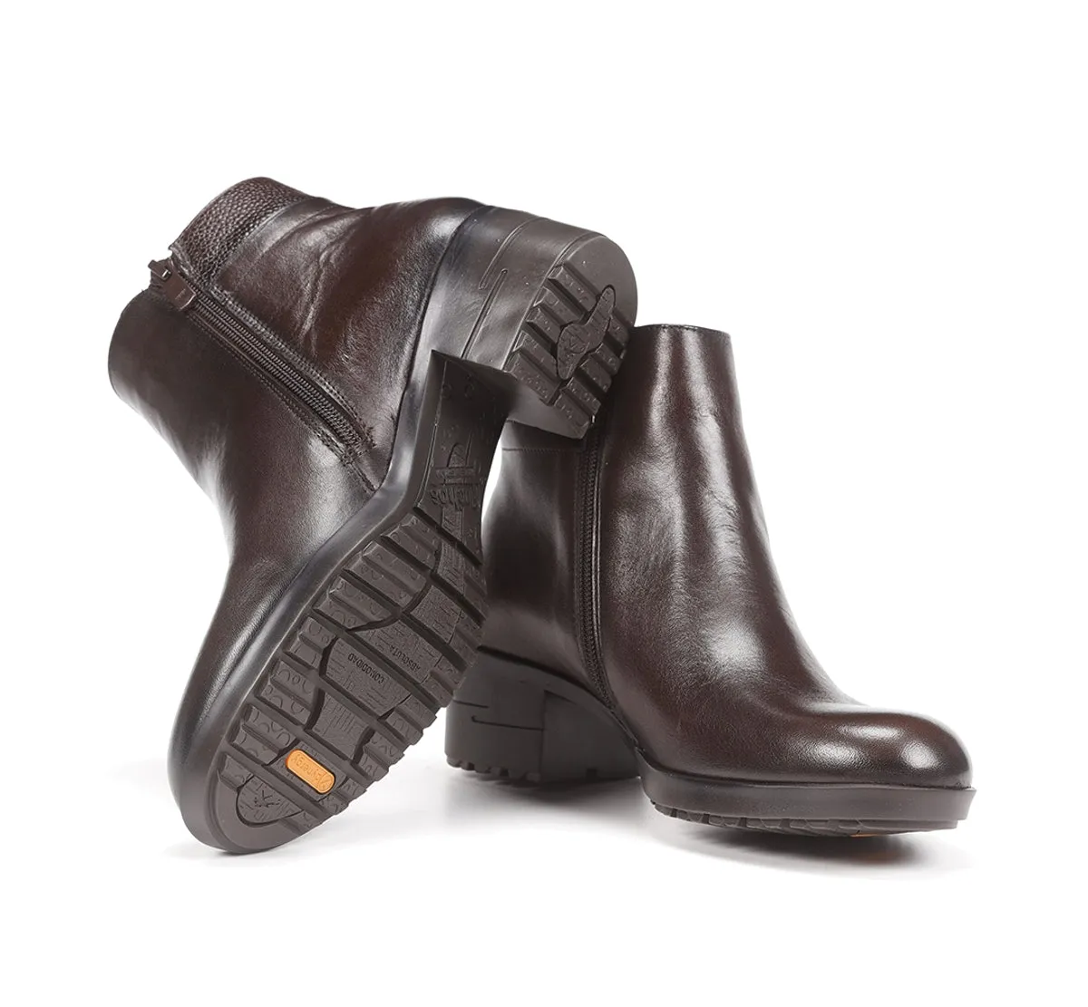 Fluchos Aliss F1367 stivaletti donna marrone pelle