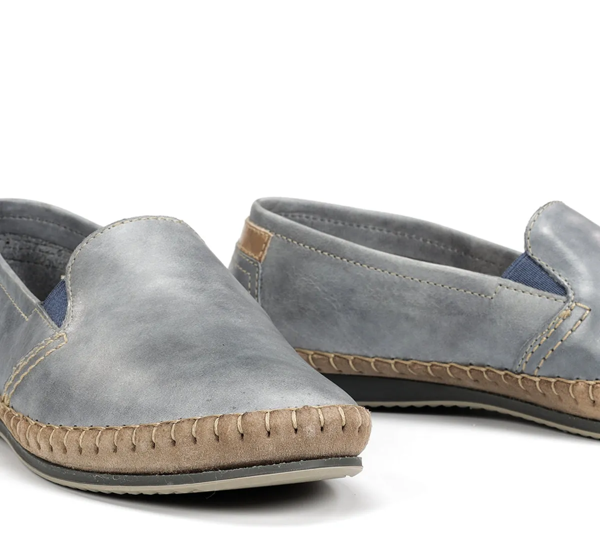 Fluchos Bahamas 8264 mocassini uomo blu senza lacci