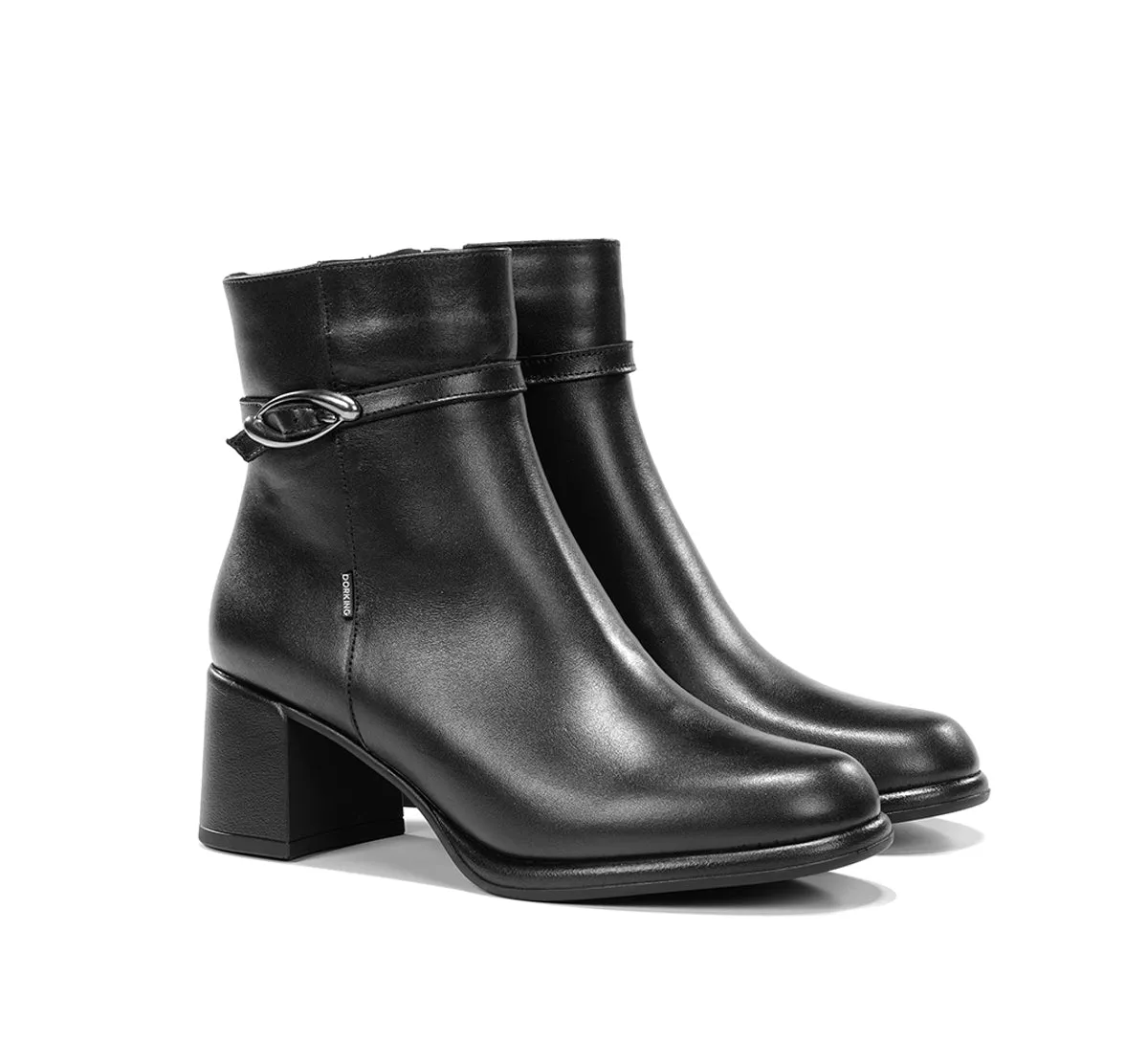 Fluchos Frixe D9816 Stivaletto Nero Donna Tacco
