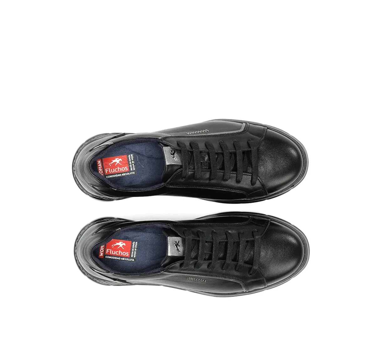 Fluchos Ilia F2305 sneakers donna nere con zeppa