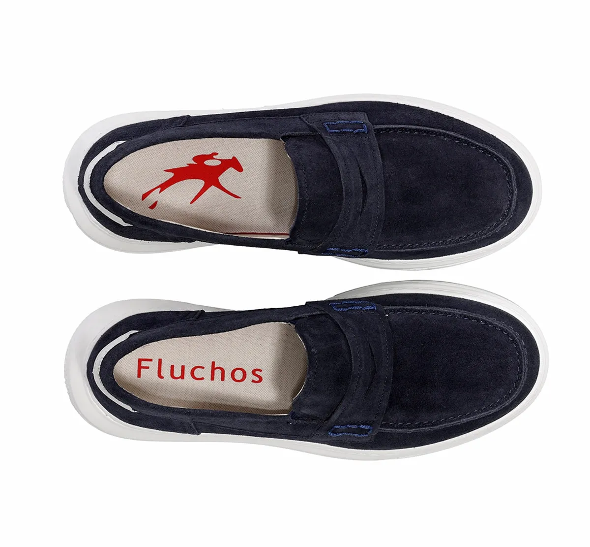 Fluchos Boston F2224 mocassino blu leggero