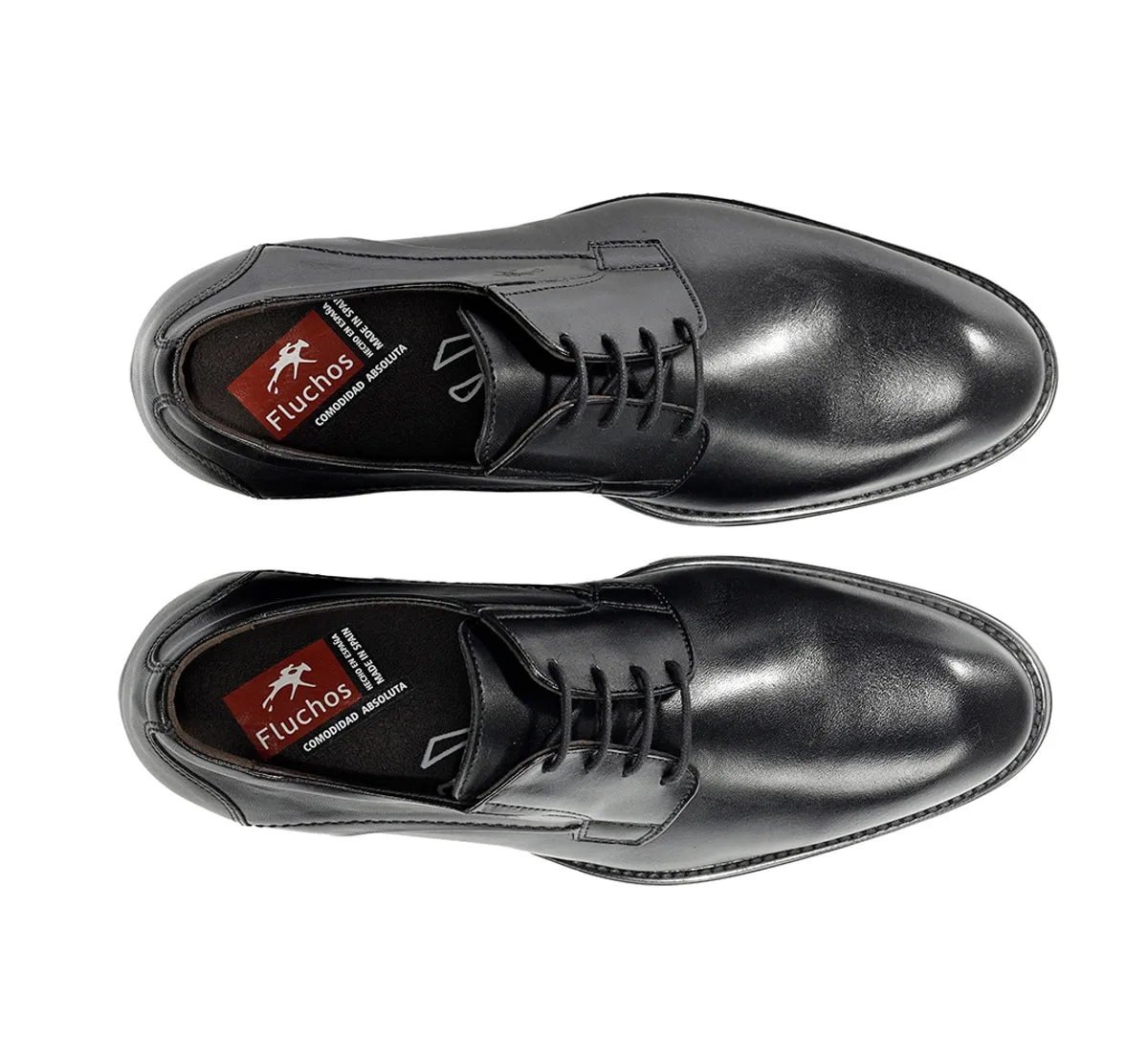 Fluchos Nantes F2488 scarpe uomo nere pelle