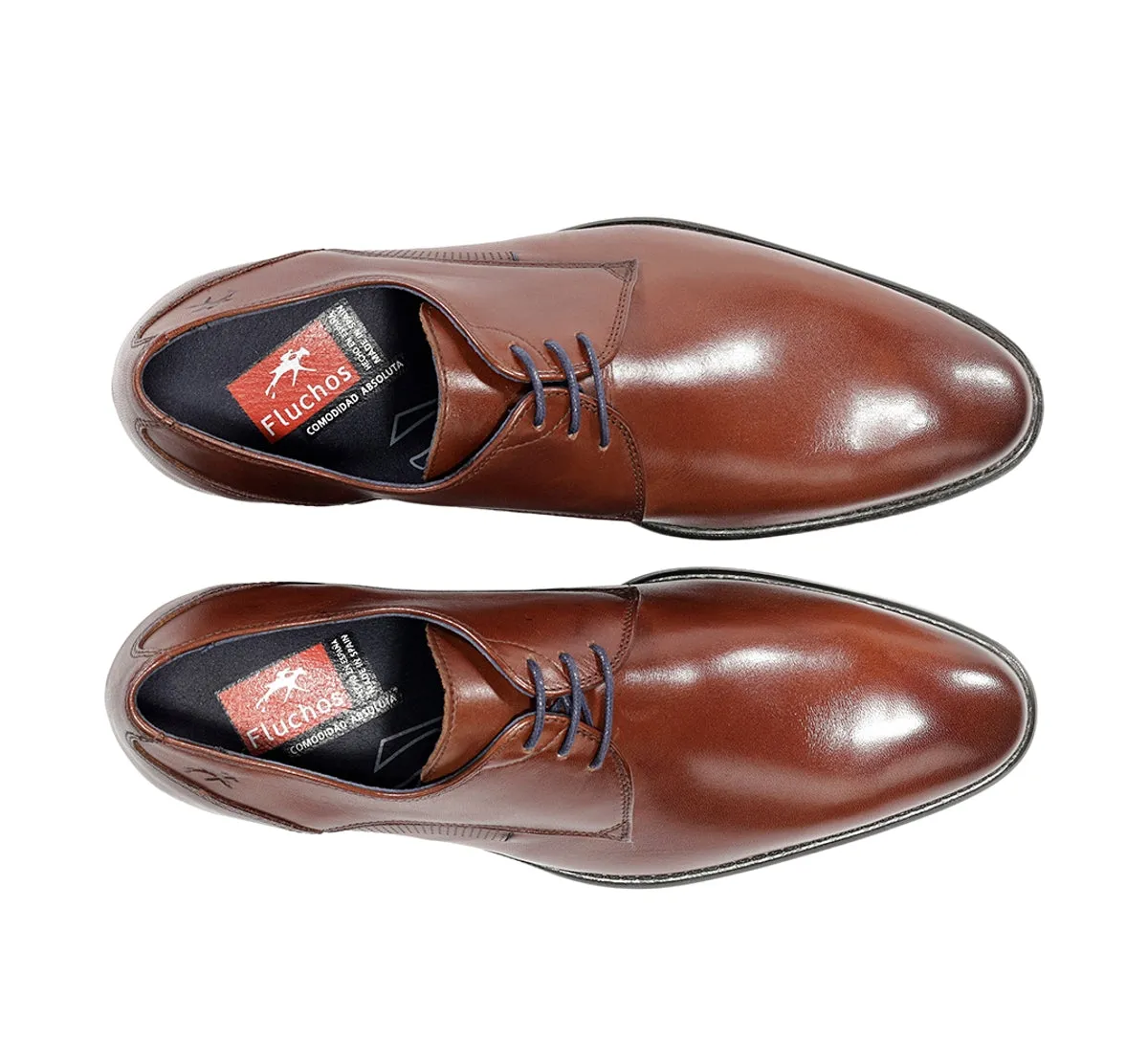 Fluchos Alex 9204 Scarpe Uomo Marroni Eleganti