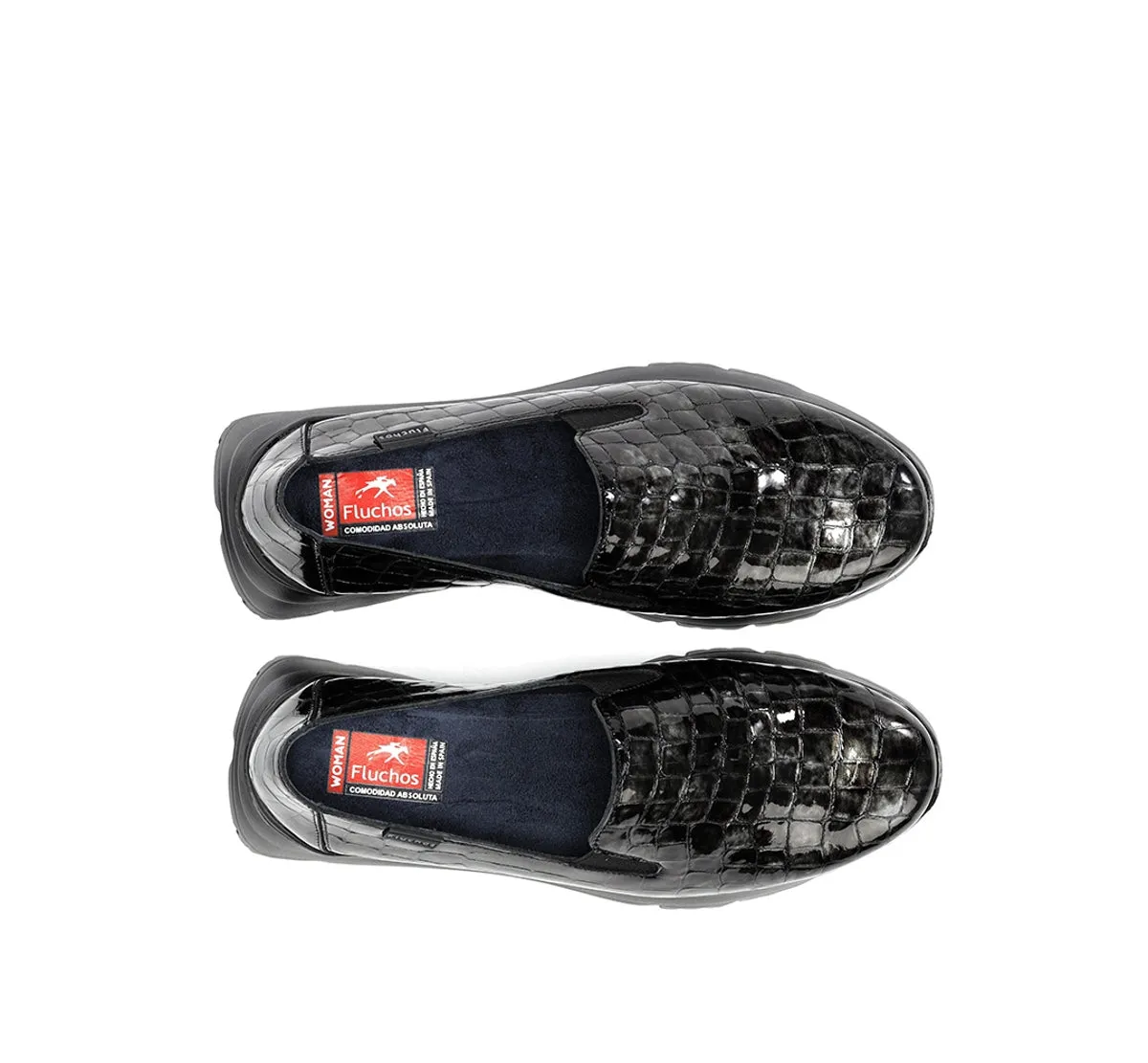 Fluchos Eira F2159 slip on donna grigie senza lacci