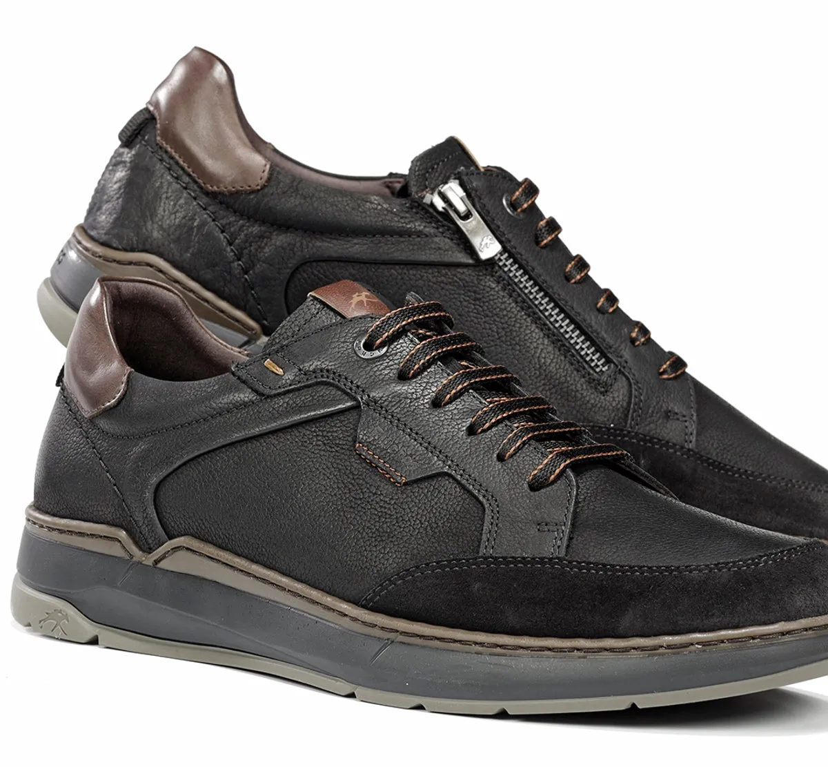 Fluchos Jeff F2510 Scarpe Uomo Nere Eleganti