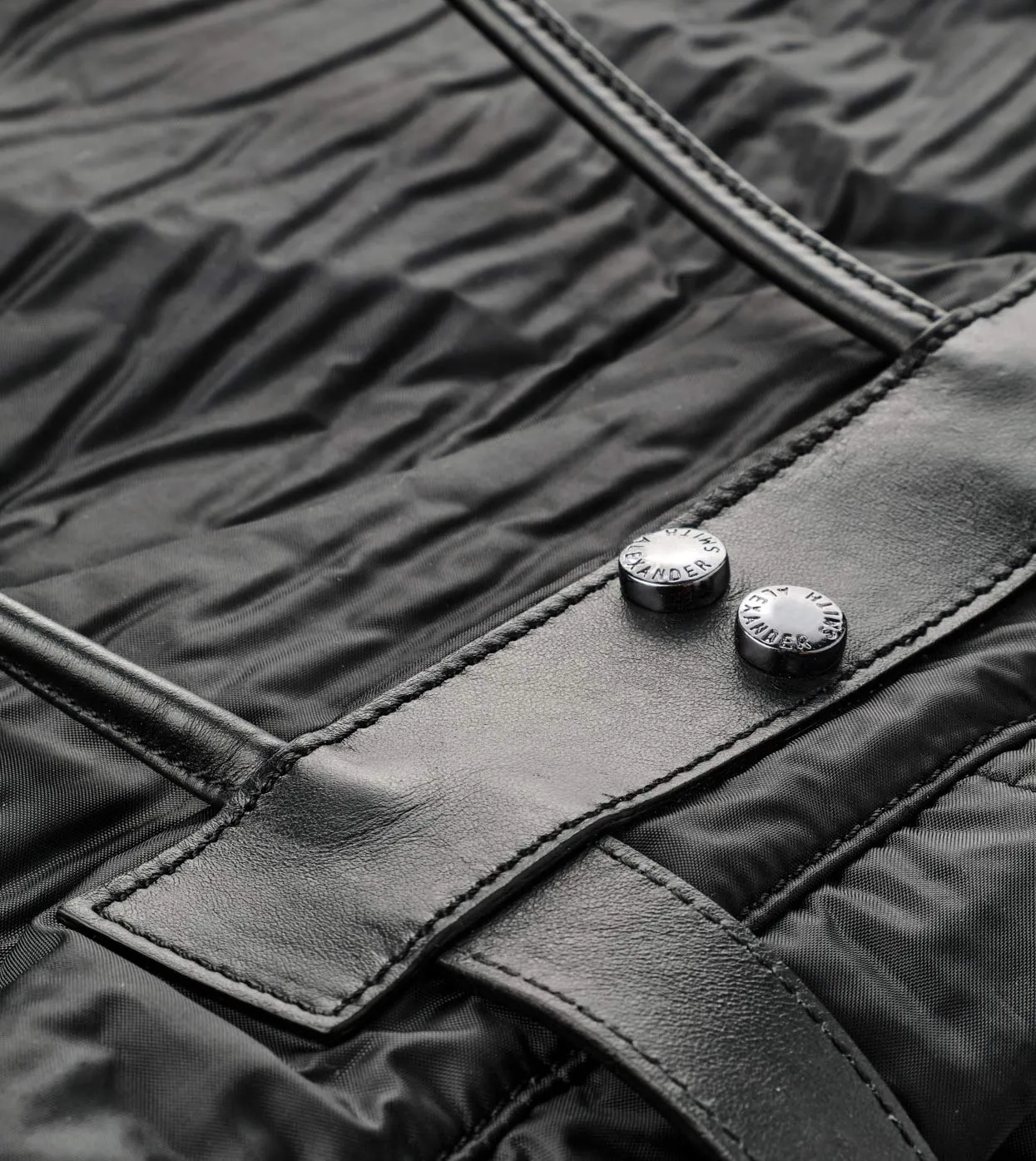 Alexander Smith zaino nylon pelle bottalata grande made in Italy