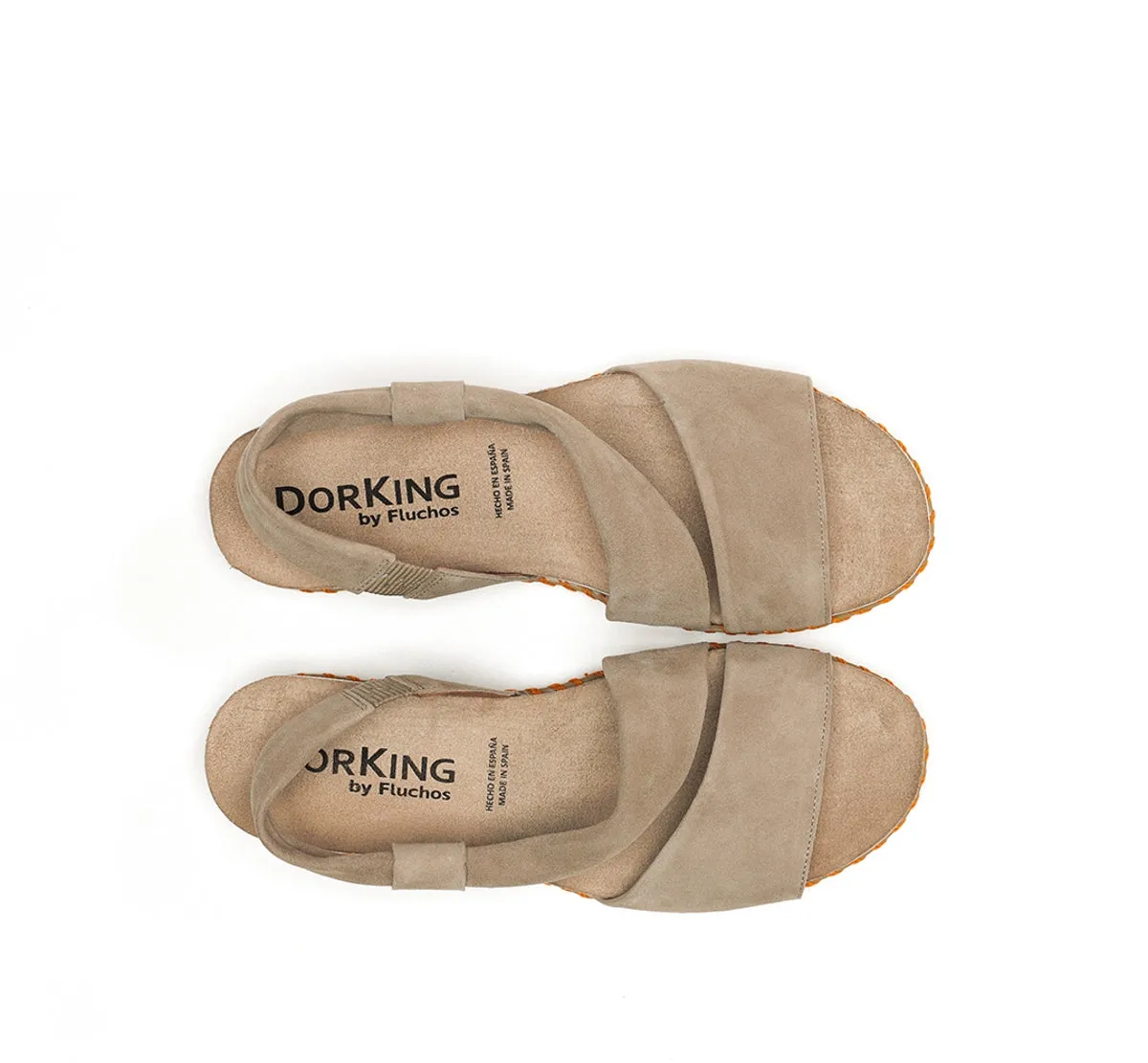 Fluchos Sport D9324 sandalo donna taupe chiusura velcro