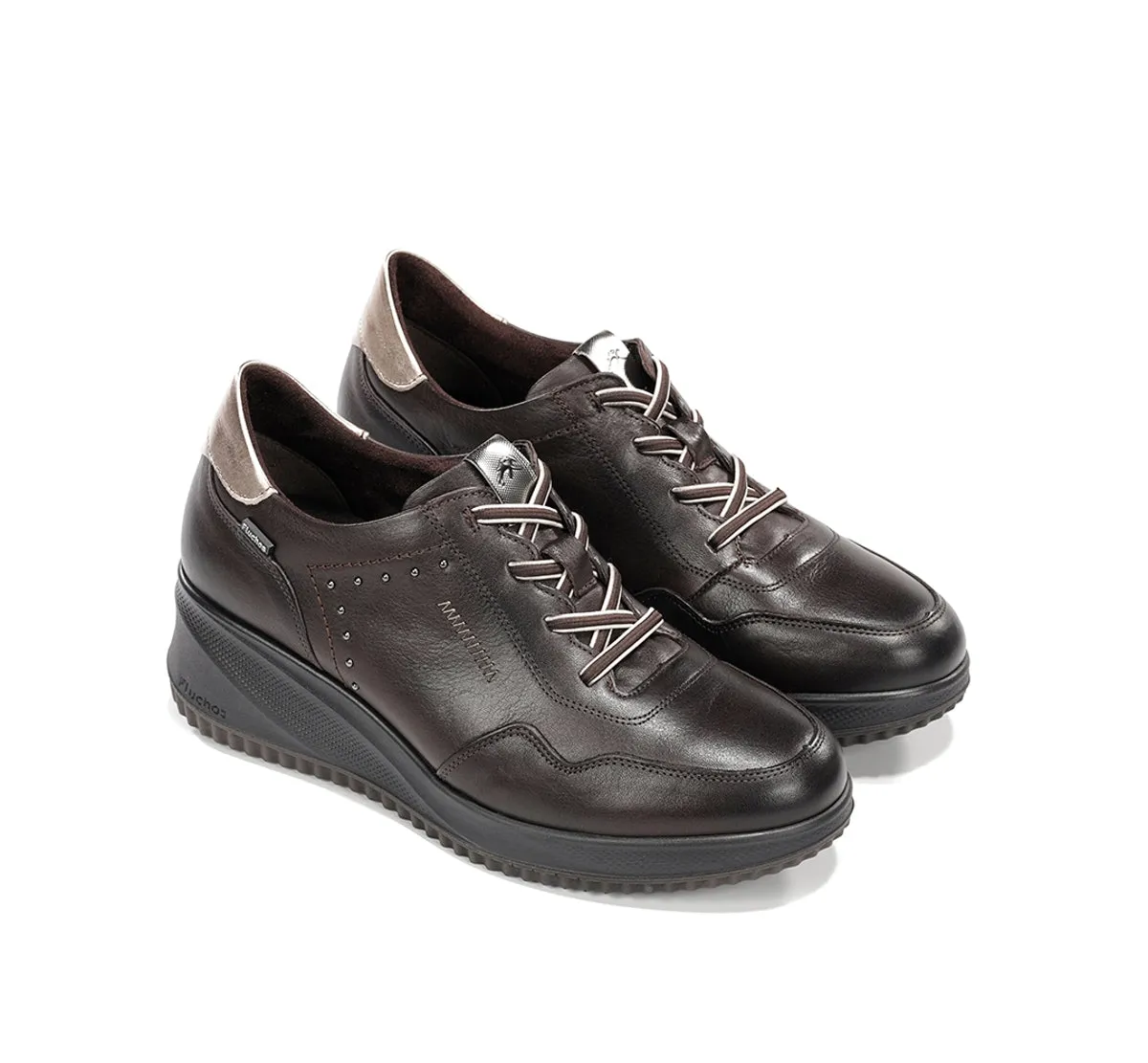Fluchos Novax F2545 sneakers marrone donna zeppa