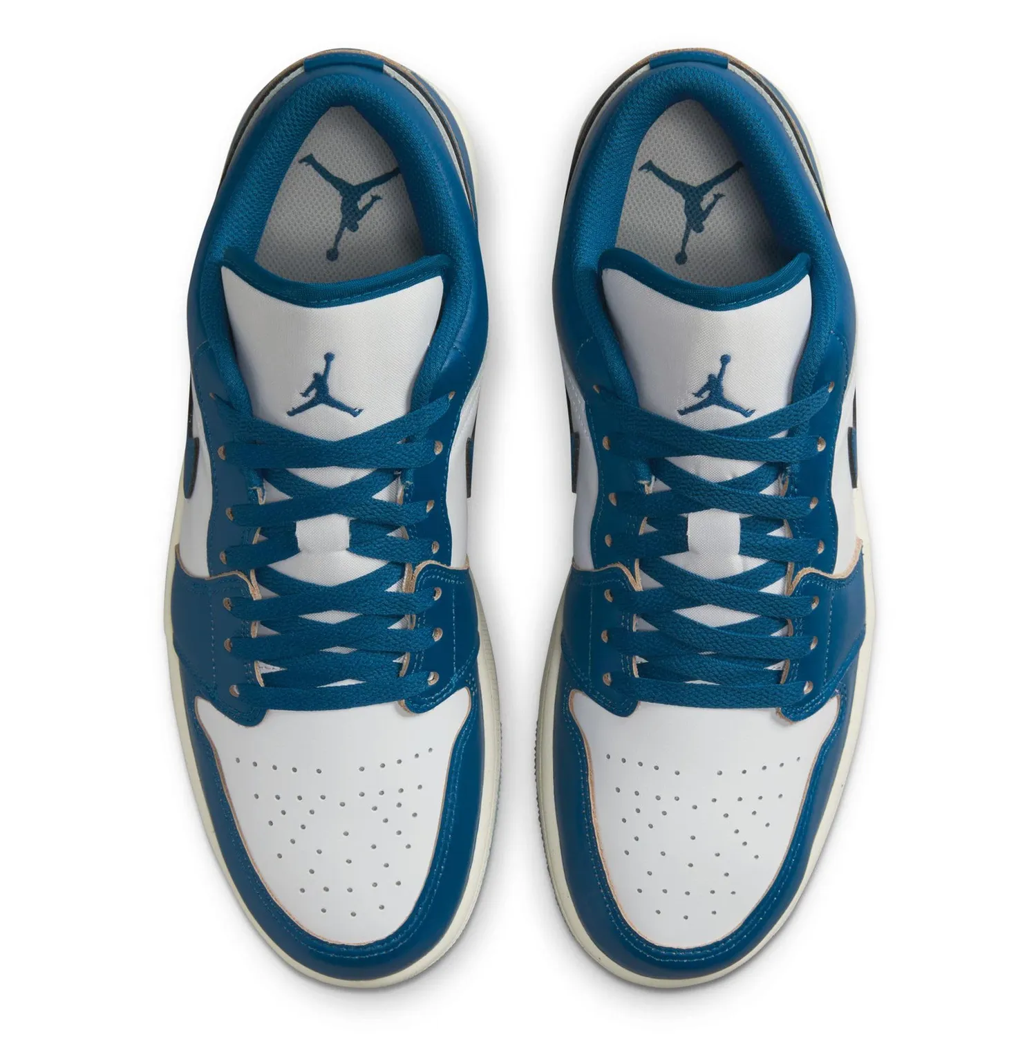 Nike Air Jordan 1 Low scarpe 40 EU bianco blu