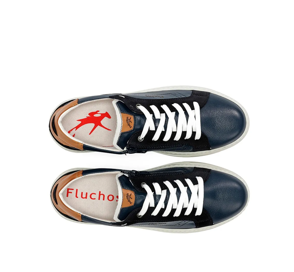 Fluchos Nemo F2216 sneakers uomo blu suola alta