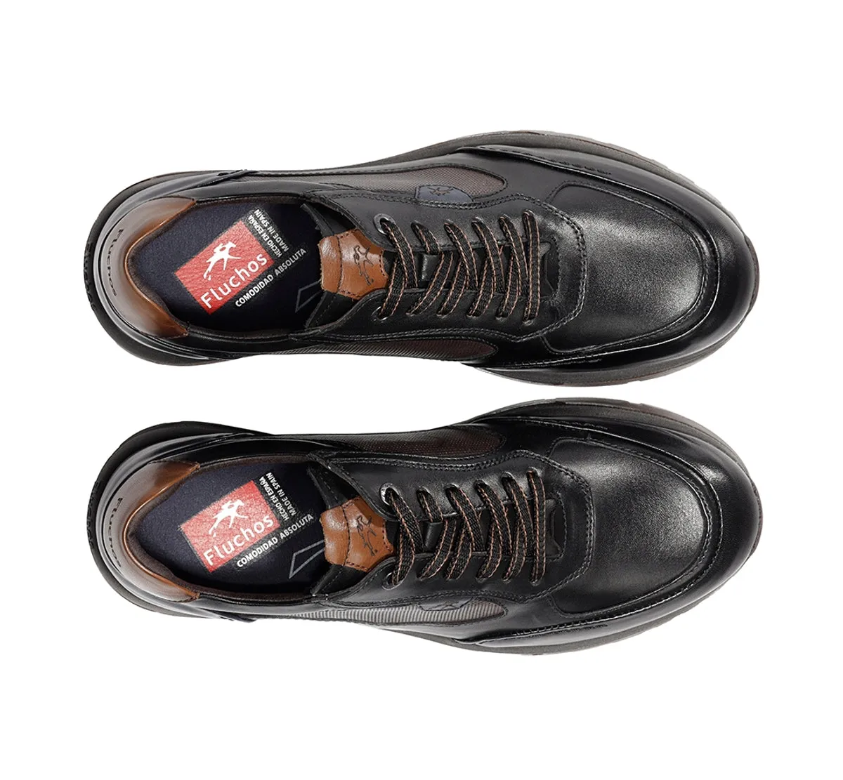 Fluchos Karter F2532 sneaker uomo nero comoda