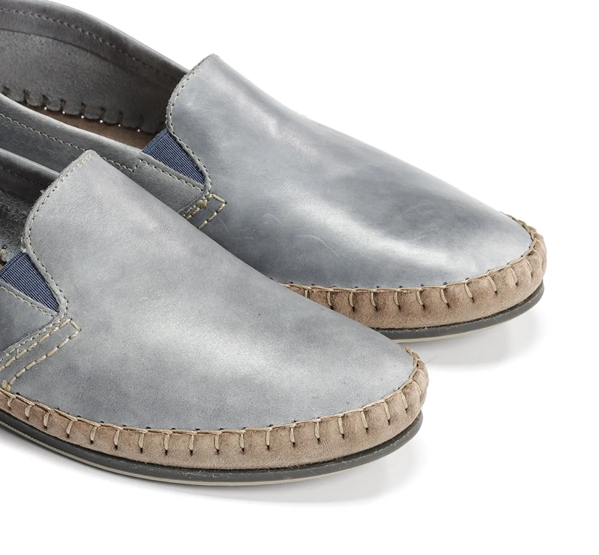Fluchos Bahamas 8264 mocassini uomo blu senza lacci