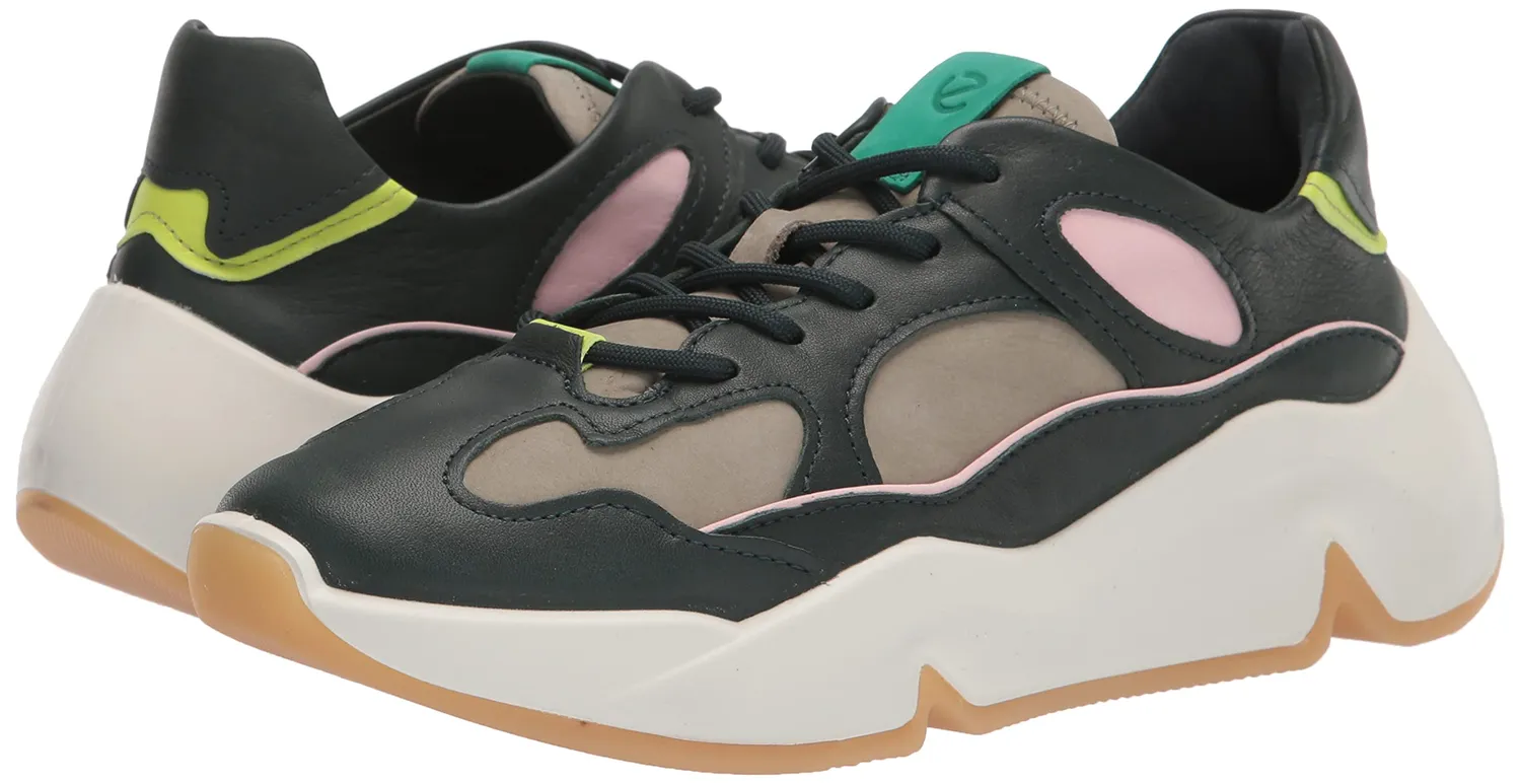 Ecco Chunky Sneaker Hygge stivali donna in pelle con pile