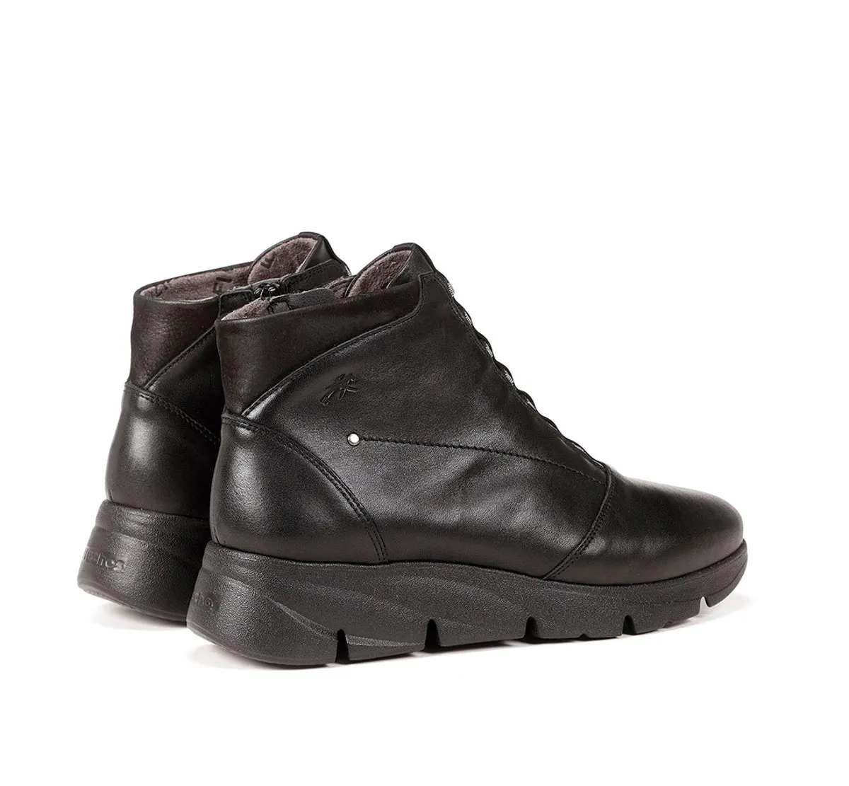 Fluchos Bona F1358 tronchetti donna neri comodi