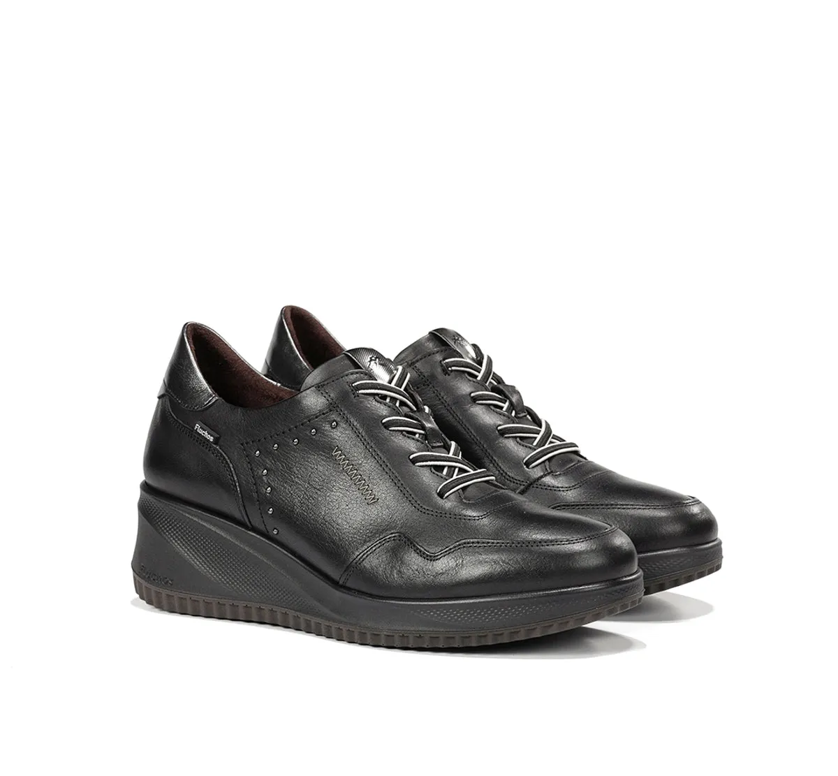 Fluchos Novax F2545 sneaker nero zeppa comoda
