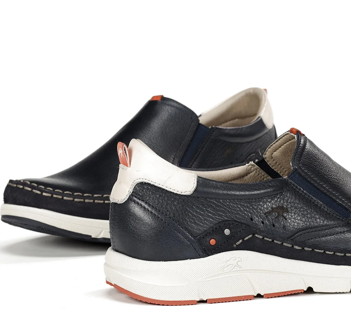 Fluchos Kai F1985 slip-on uomo blu pianta larga
