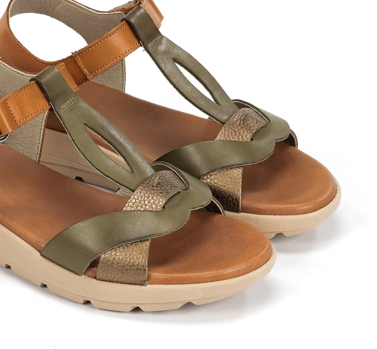 Fluchos Gandia D9466 sandalo donna verde