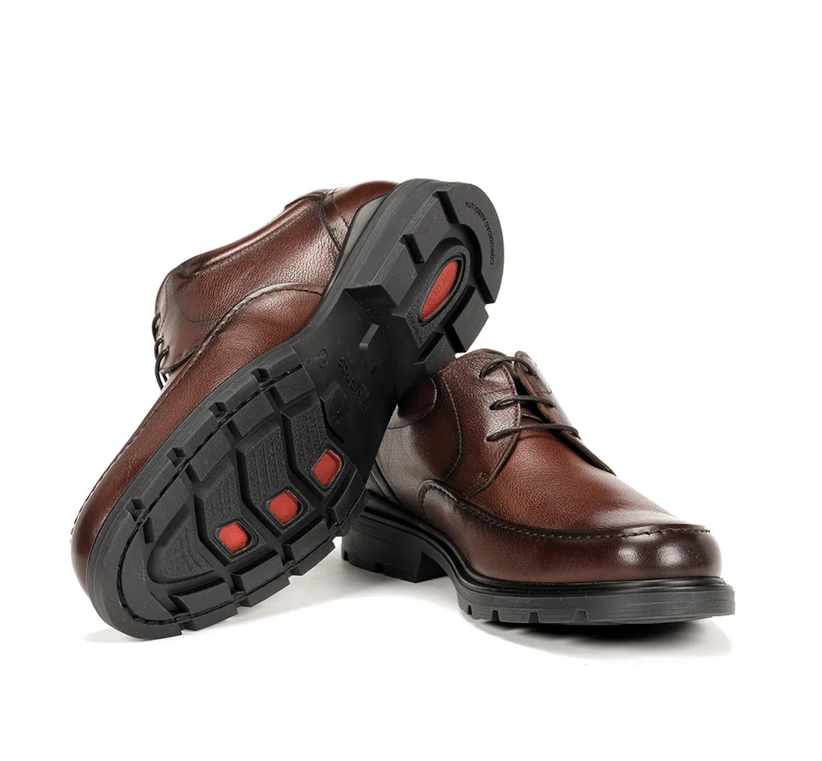 Fluchos Fredy F1607 scarpe uomo marrone classiche