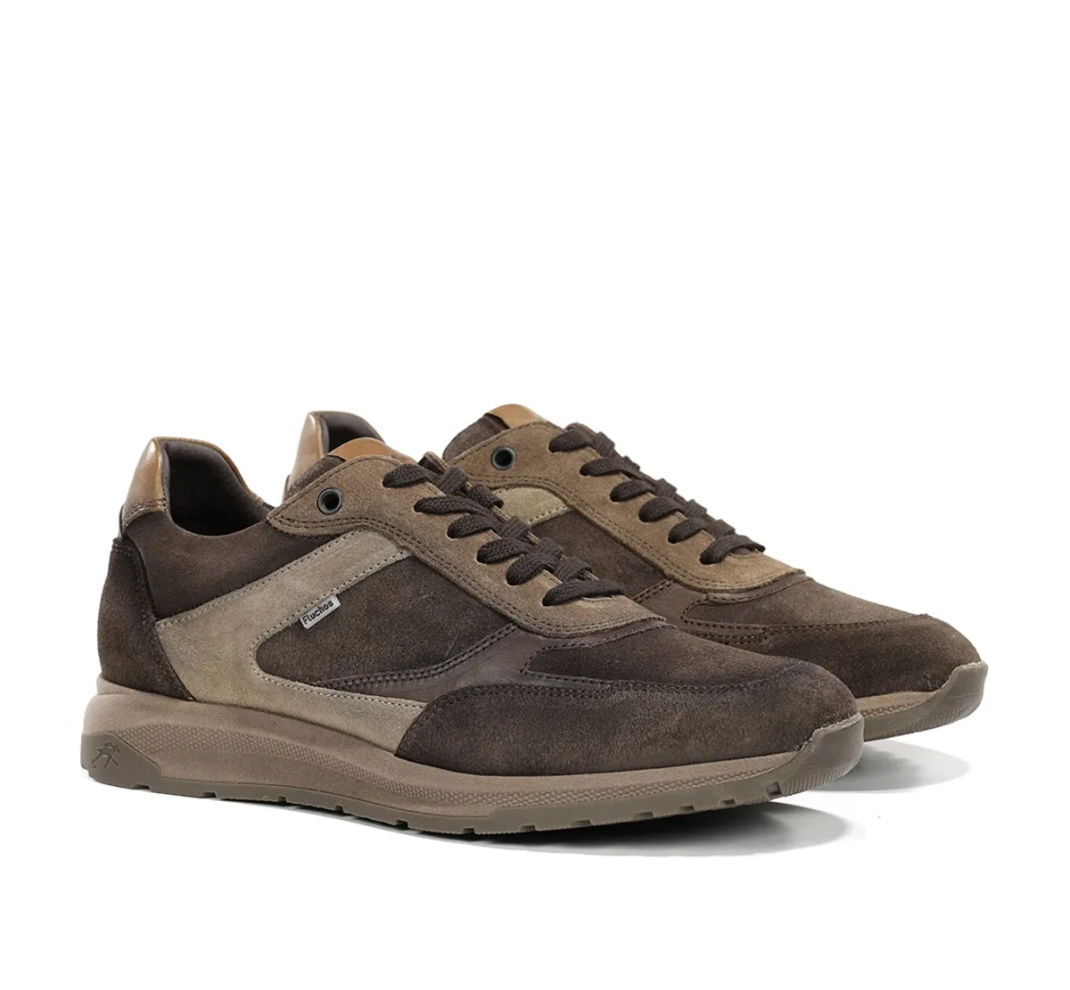 Fluchos Karter F2531 sneakers uomo marroni pianta larga