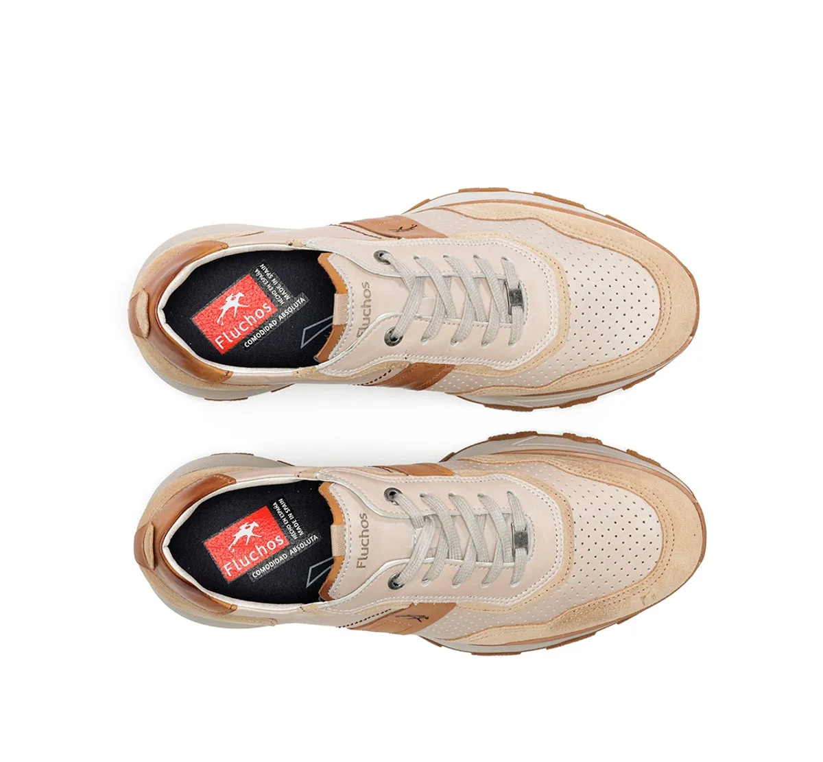 Fluchos Walter F2084 sneakers uomo bianche casual